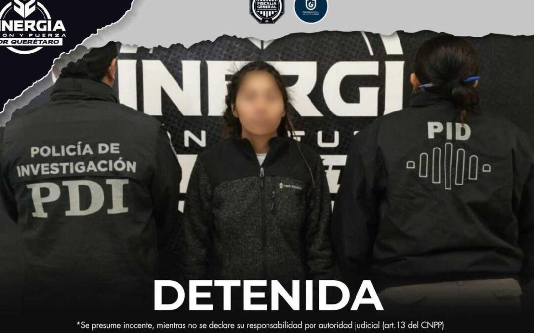 Capturan en Querétaro a mujer con orden de aprehensión por robo en la capital